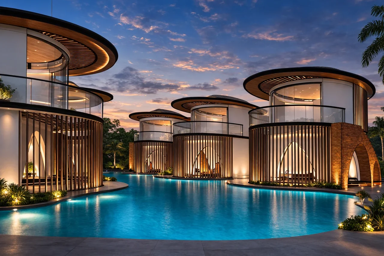 Resort, Khuldabad — Design visualization